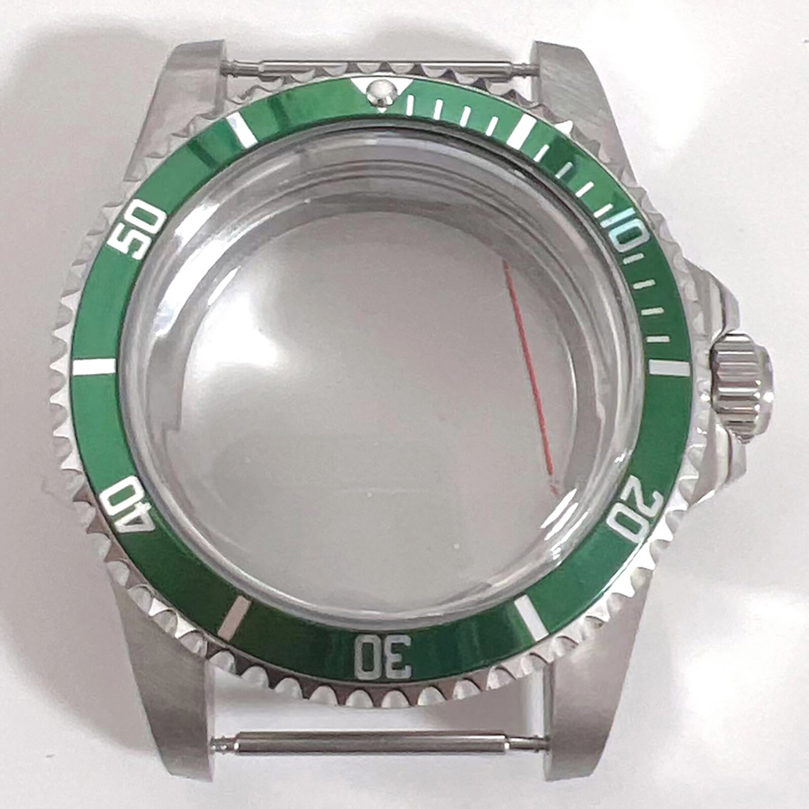 39.5MM Retro Watch Case Steel Acrylic Glass Case for NH35 NH36 Watch Movement