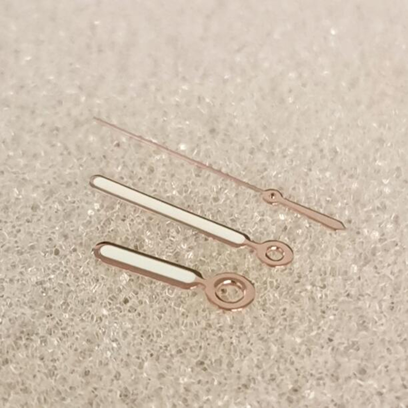 Rose Gold Edge Green Luminous Watch Hands for NH35/NH36 Automatic Watch Movement