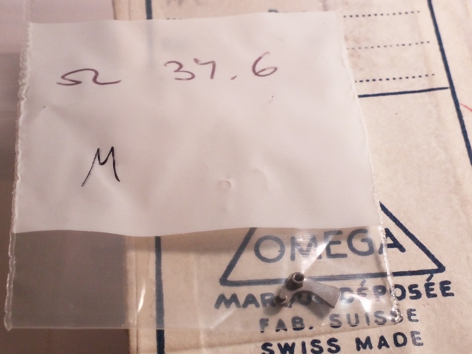 Omega 37.6 Detente/Setting Lever pre-owned for watch repair/parts