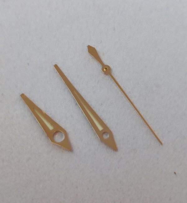 Original Omega Constellation Rose gold Watch Hands for 2500 movement