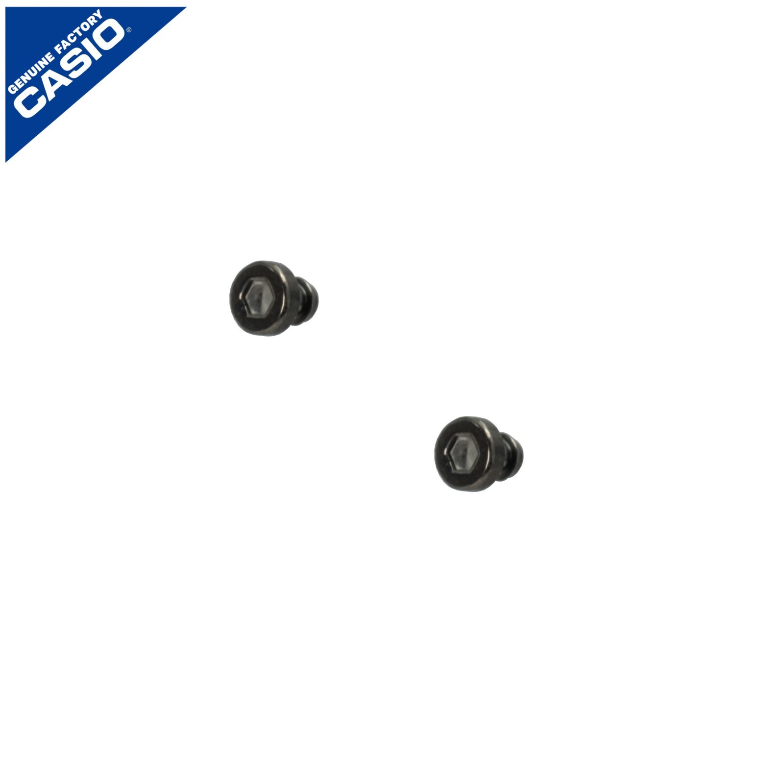 Genuine Casio set of 2 decorative bezel screws for GA-2000 GA 2000 10584151