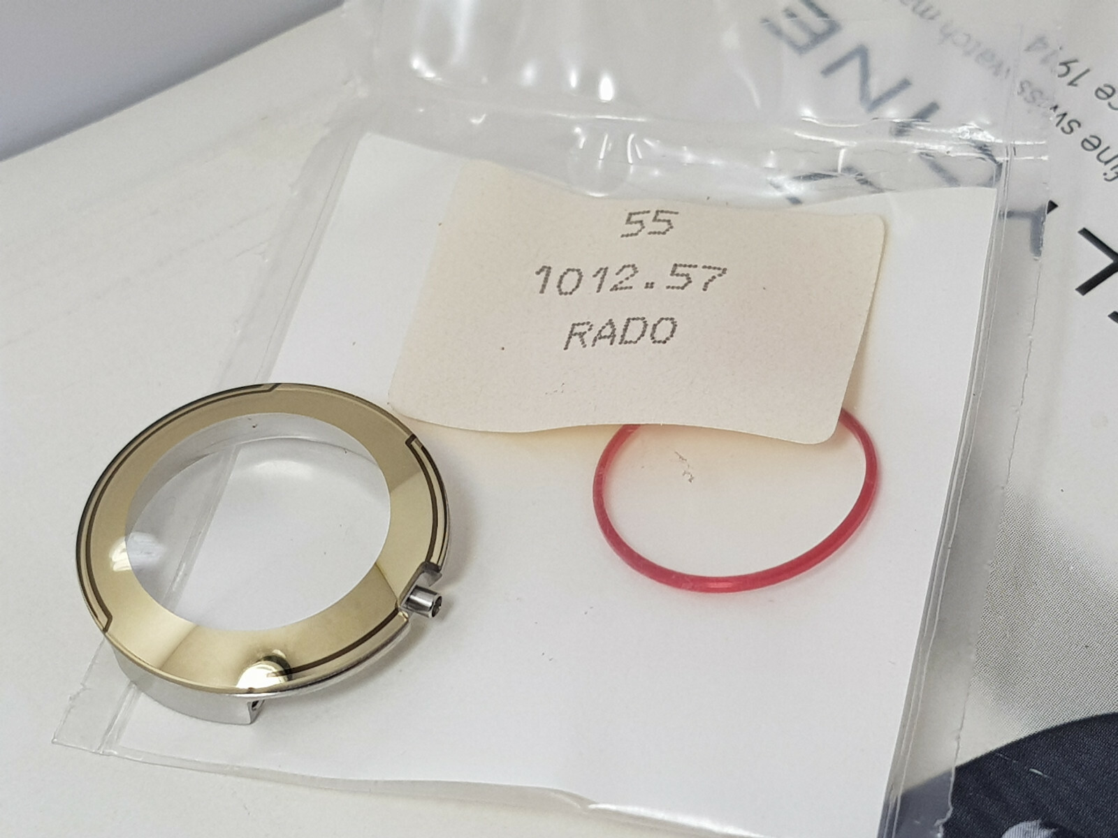 NOS CASE AND CRYSTAL RADO DIASTAR 153.0346.3 010 ceramic