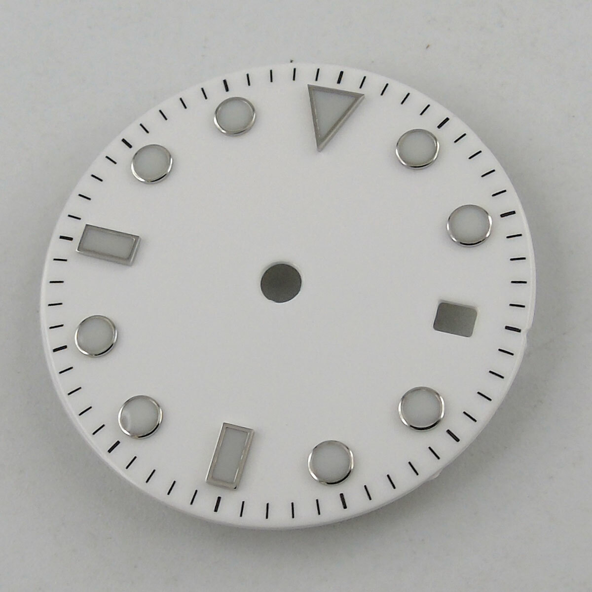 Black blue green white 28.5mm watch dial fit for NH35A Automatic movement date