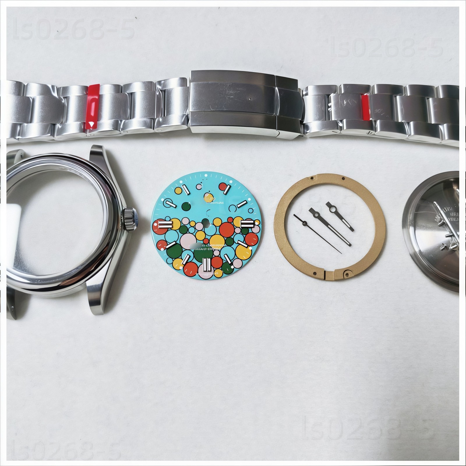 DIY 41mm Watch Steel Case kit For ETA 2824 Movement After-sales accessories