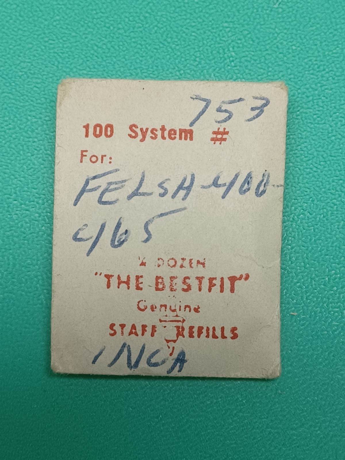 Felsa 400 465 Balance Staff #753 Watch Part