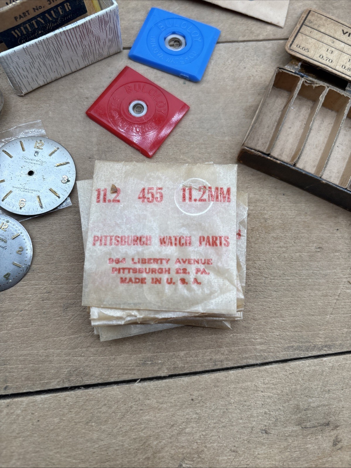 Vintage Watch Parts Staffs Stems Click Springs Domes Yoke Bridges More