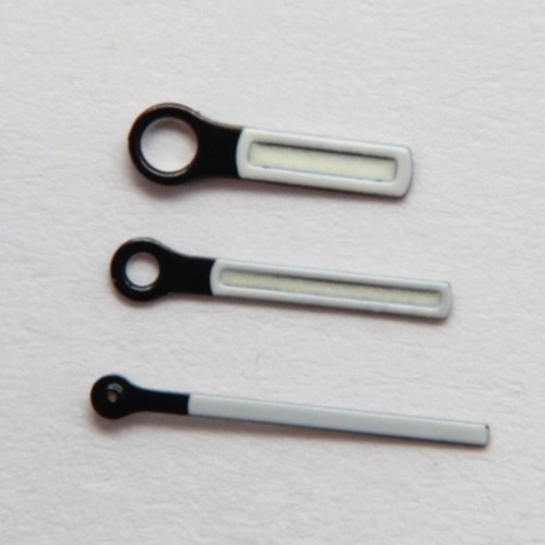 OEM GENUINE IKEPOD MANATEE WATCH HANDS ENAMEL FINISH 0.90 x 1.50 x 0.25 NOS NEW