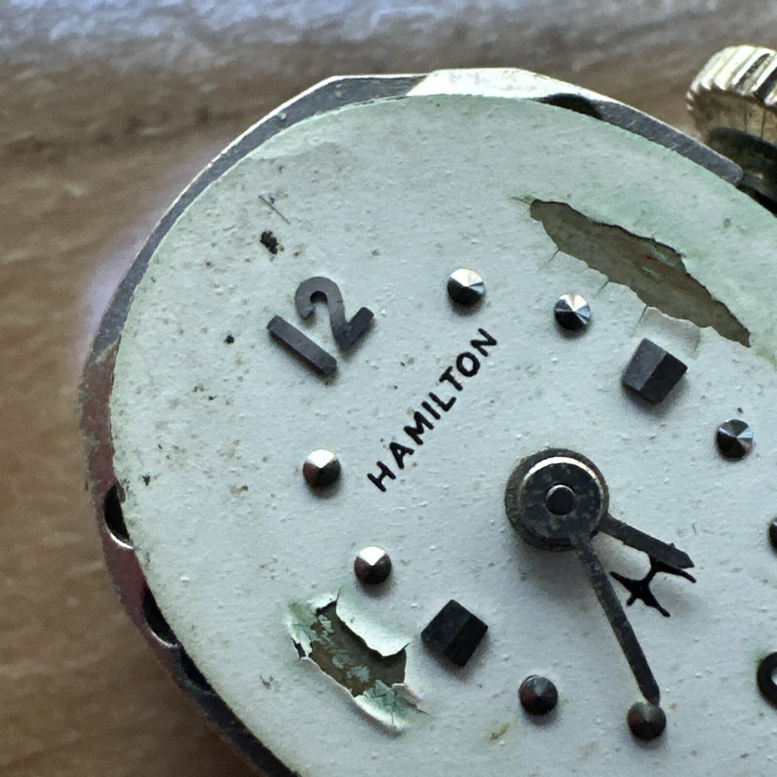 Hamilton Dial W/Movment 22J Ref 761 As Is H92