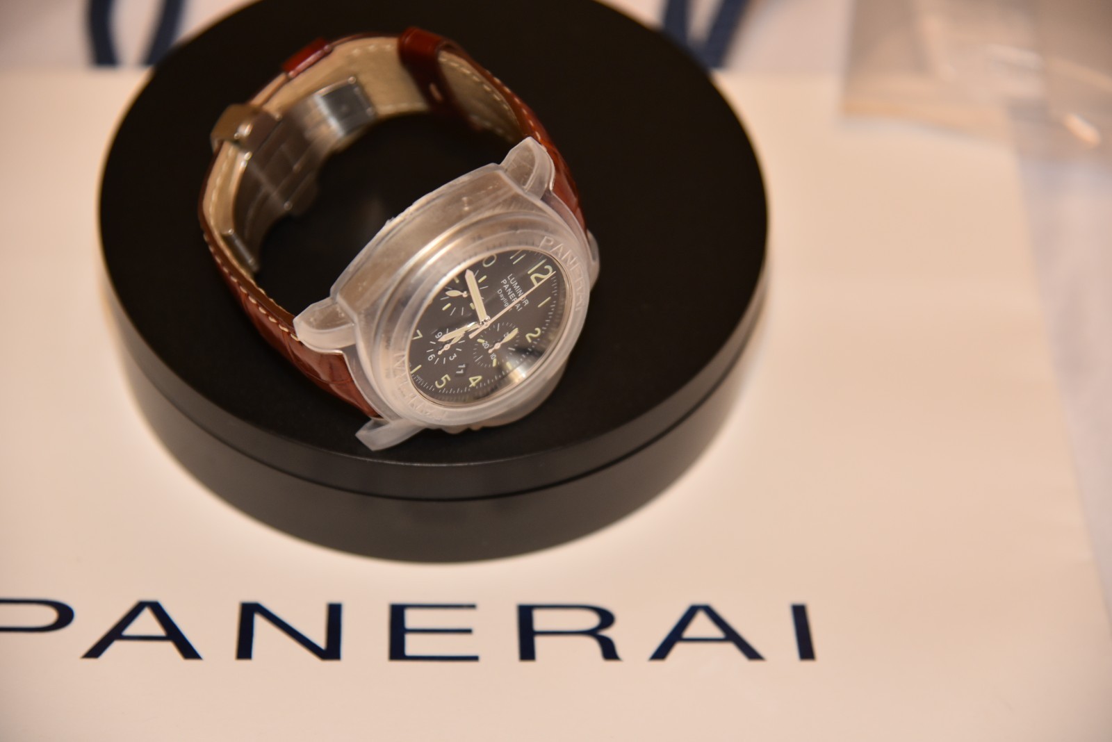 Genuine OFFICINE PANERAI LUMINOR 44MM Case Bezel Crown Guard Protector Silicone