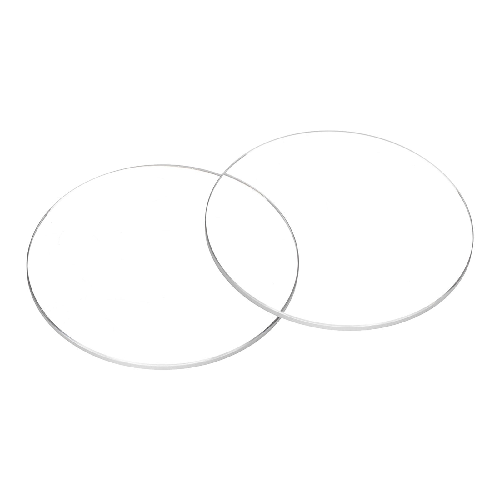 2pcs Watch Crystal Glass Lens 39mm x 1.2mm Beveled Edge Flat Glass Crystals Lens
