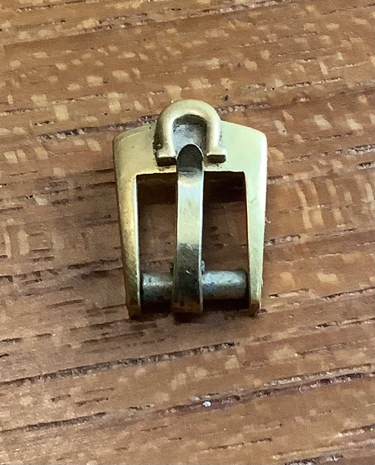 Vintage Omega Lady’s Gold Plaque Buckle To Fit 6mm Two Piece Leather Strap