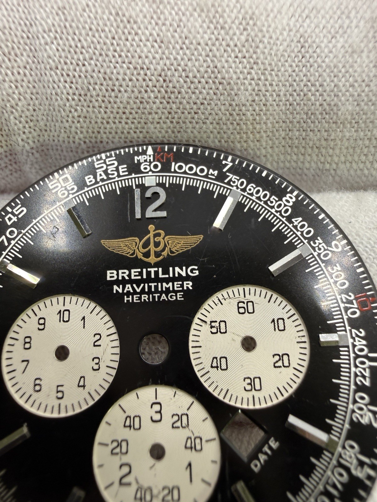 Genuine Breitling Navitimer Heritage Original Black Panda Dial 33.7mm Parts