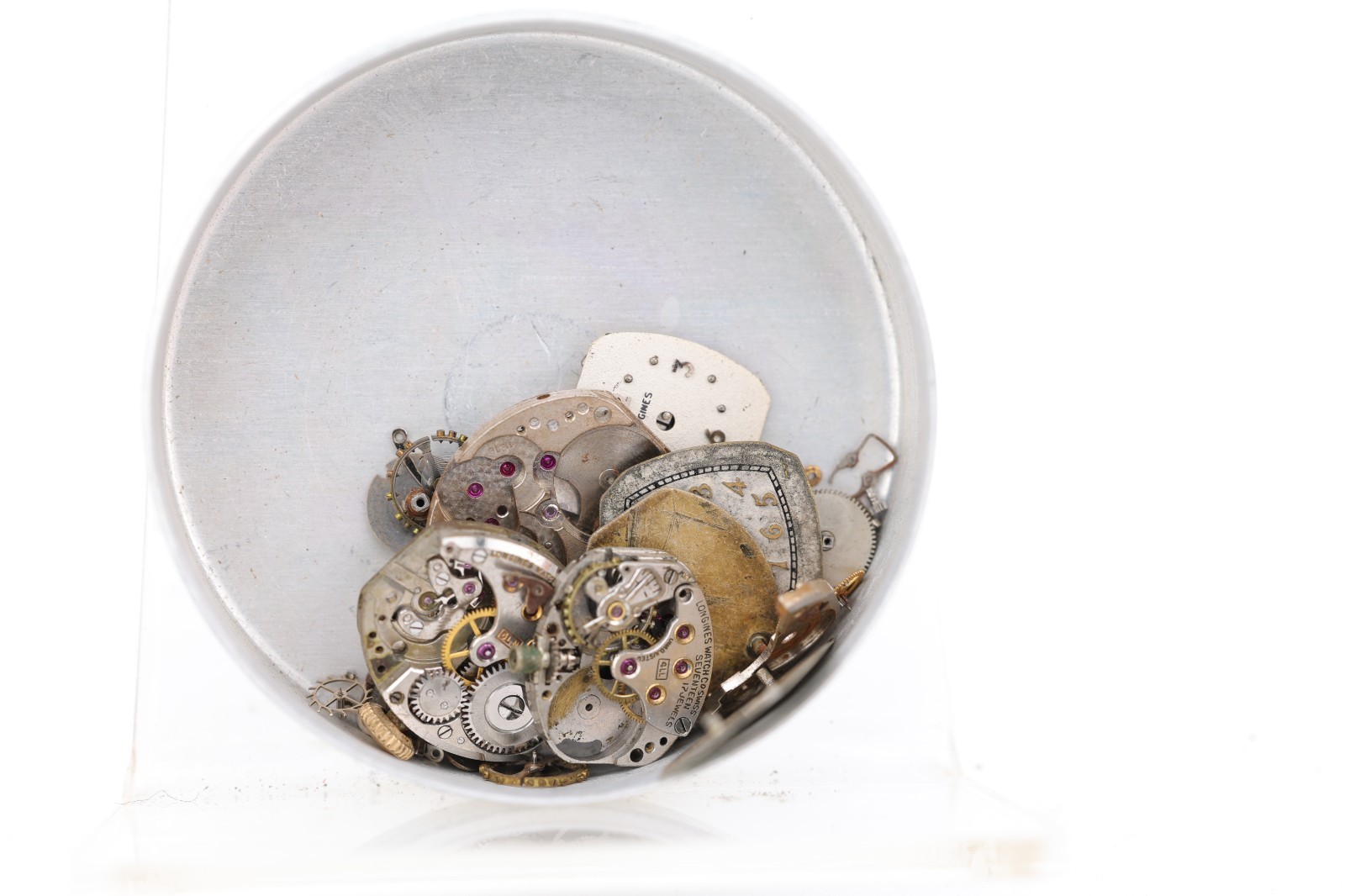 LONGINES SWISS LADIES 17j WRIST WATCH MOVEMENTS PARTS DIALS, 5LN, 4LL (OF)