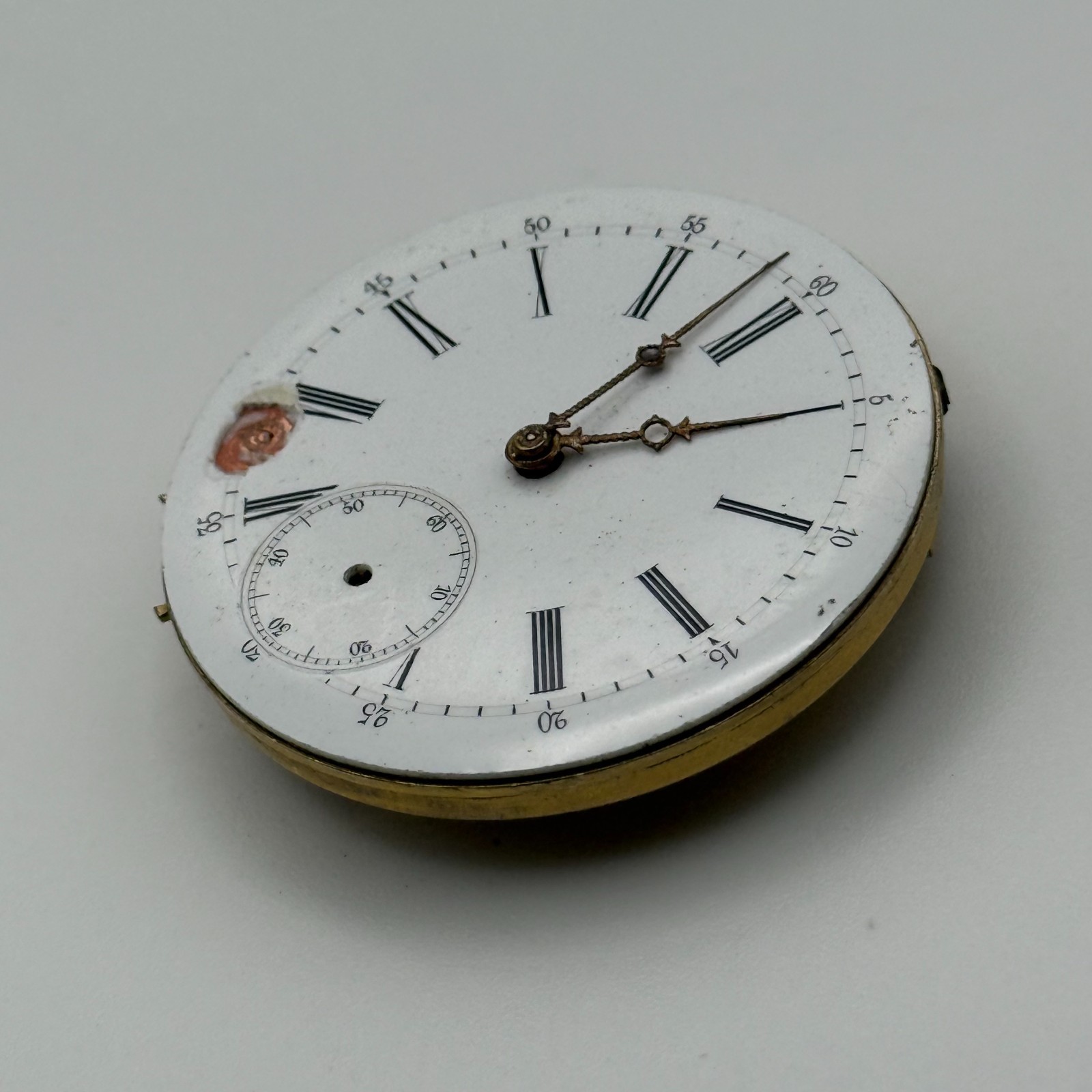 Louis-Ulysse Chopard Pocket Watch Movement – Patent 3845 – From 1891 – For Parts