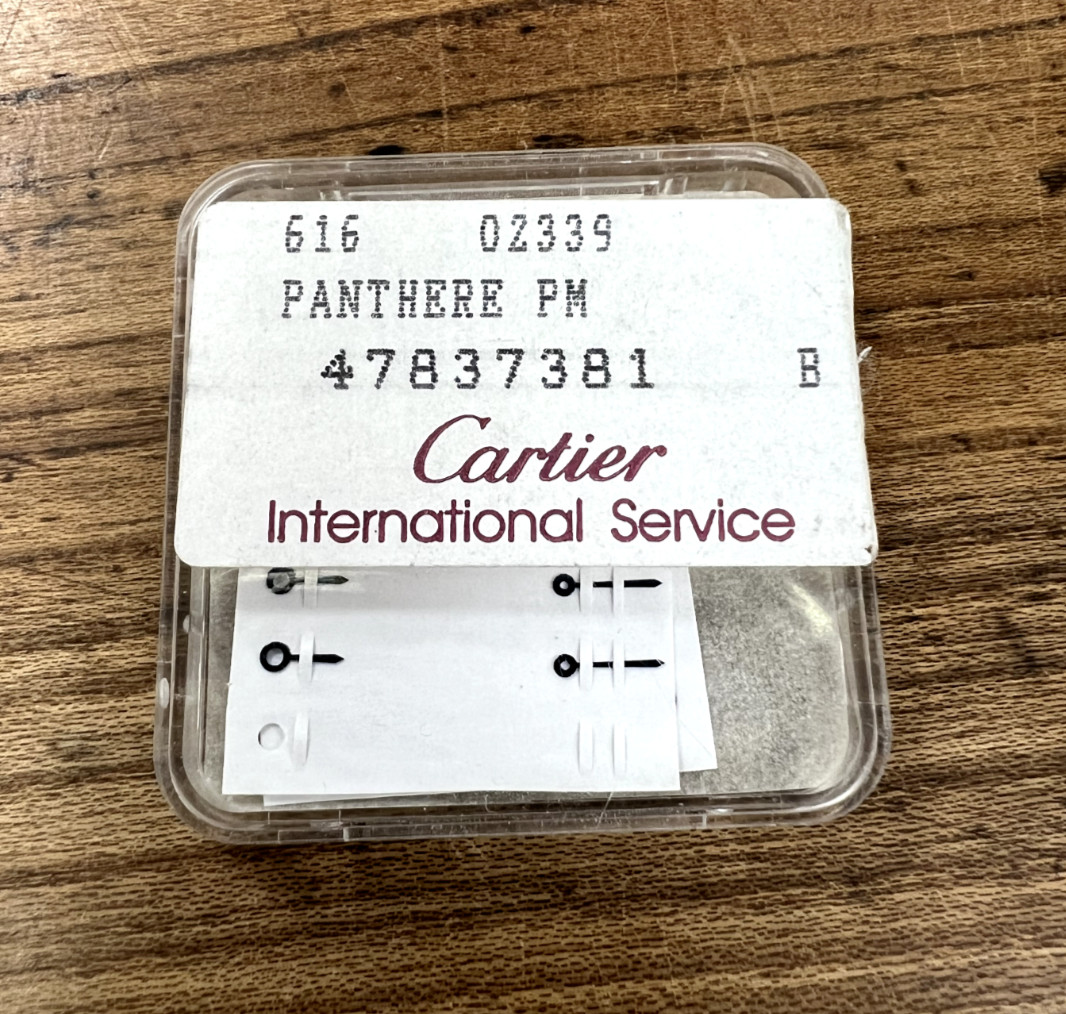 Genuine New Cartier Panther PM Blue Two Hand Set Part# 47837381