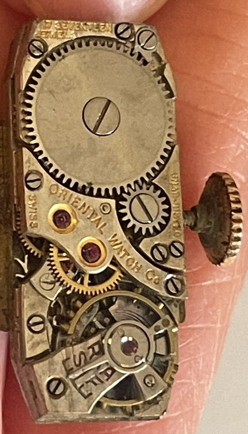 Swiss Simmons Oriental Watch Co. Speidel Watch Runs 🌺🌺