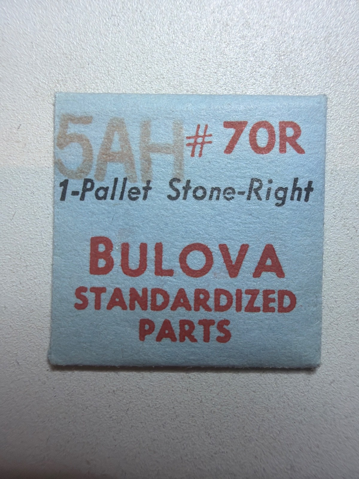 Bulova 70R Pallet Stone (Pallet Fork Right Side Jewel) – NOS – Various Calibers