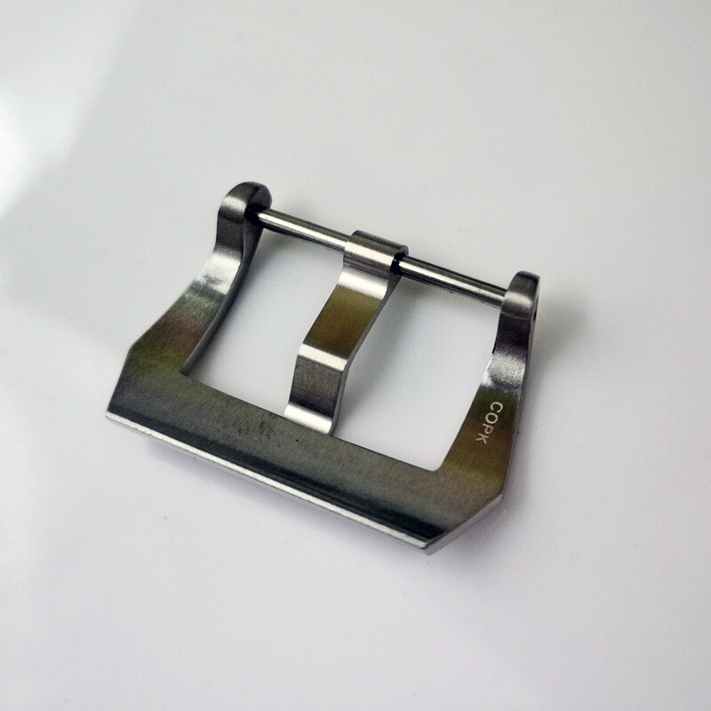 22mm Silver Brushed Screw Tang COPK Buckle Clasp for PAM Wirst watch