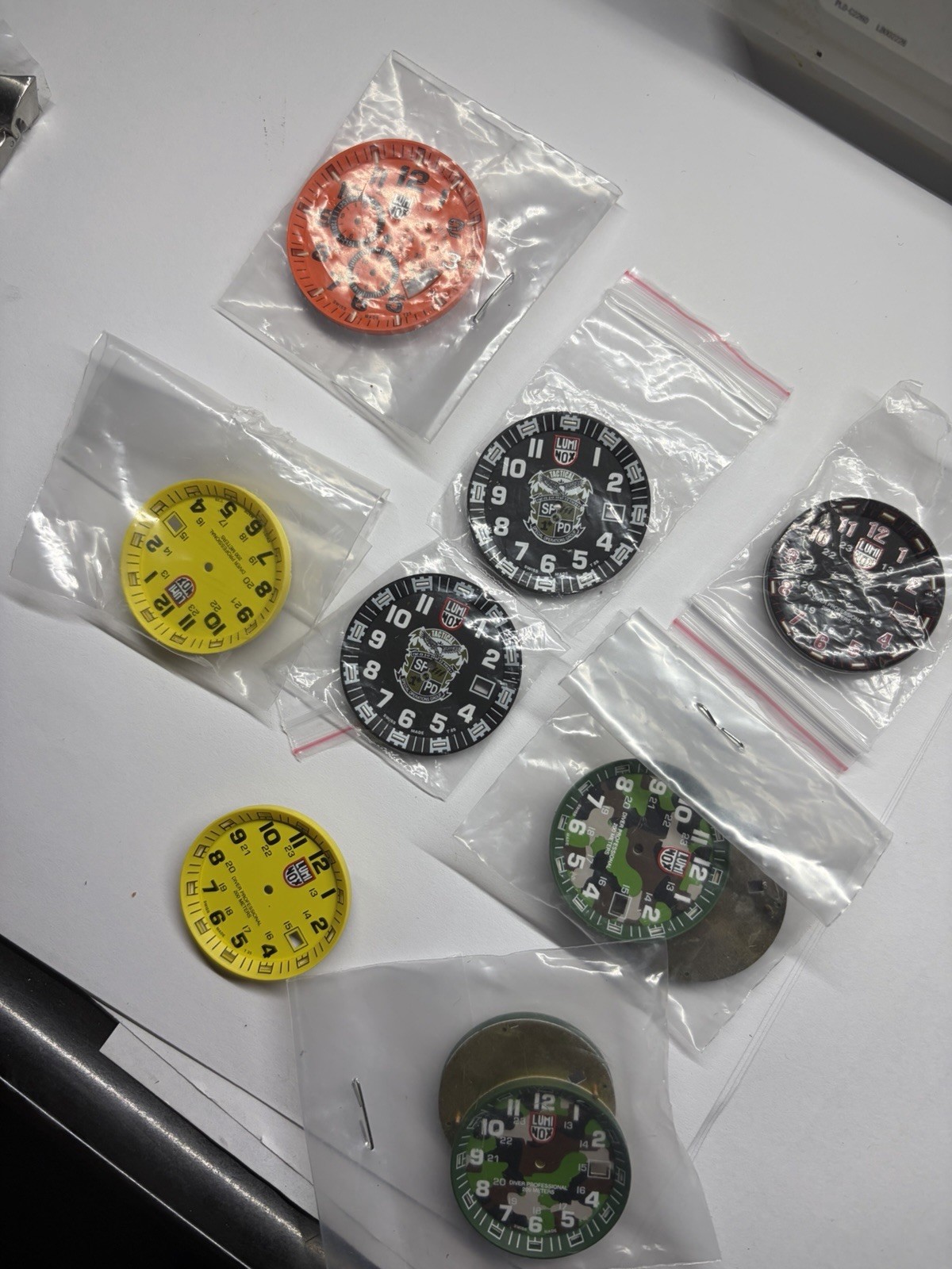 HUGE Luminox Project Lot – 70+ Pcs – Cases, Swiss Movements, Crowns & Dials