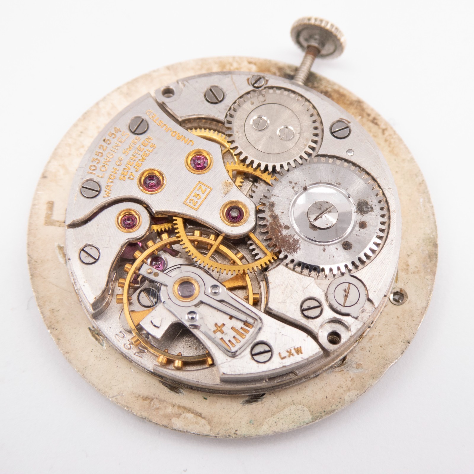 Vintage Longines Caliber 23Z 17-Jewel Wristwatch Movement
