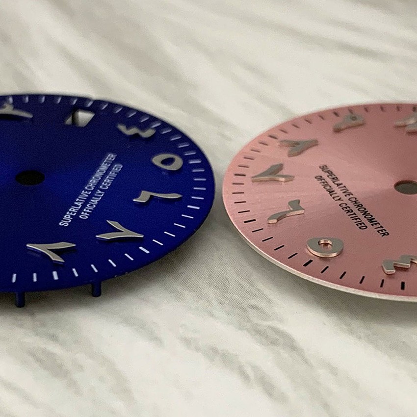 28.5mm Sunburst Watch Dial Watch Accessories for NH35/NH36 Automatic Movement