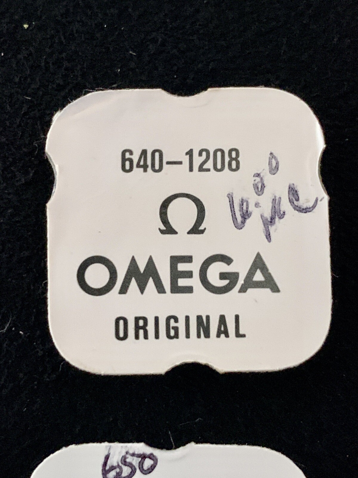 (1) One New Genuine Omega Mainspring Part # 1208 from Watchmaker’s Parts Stock