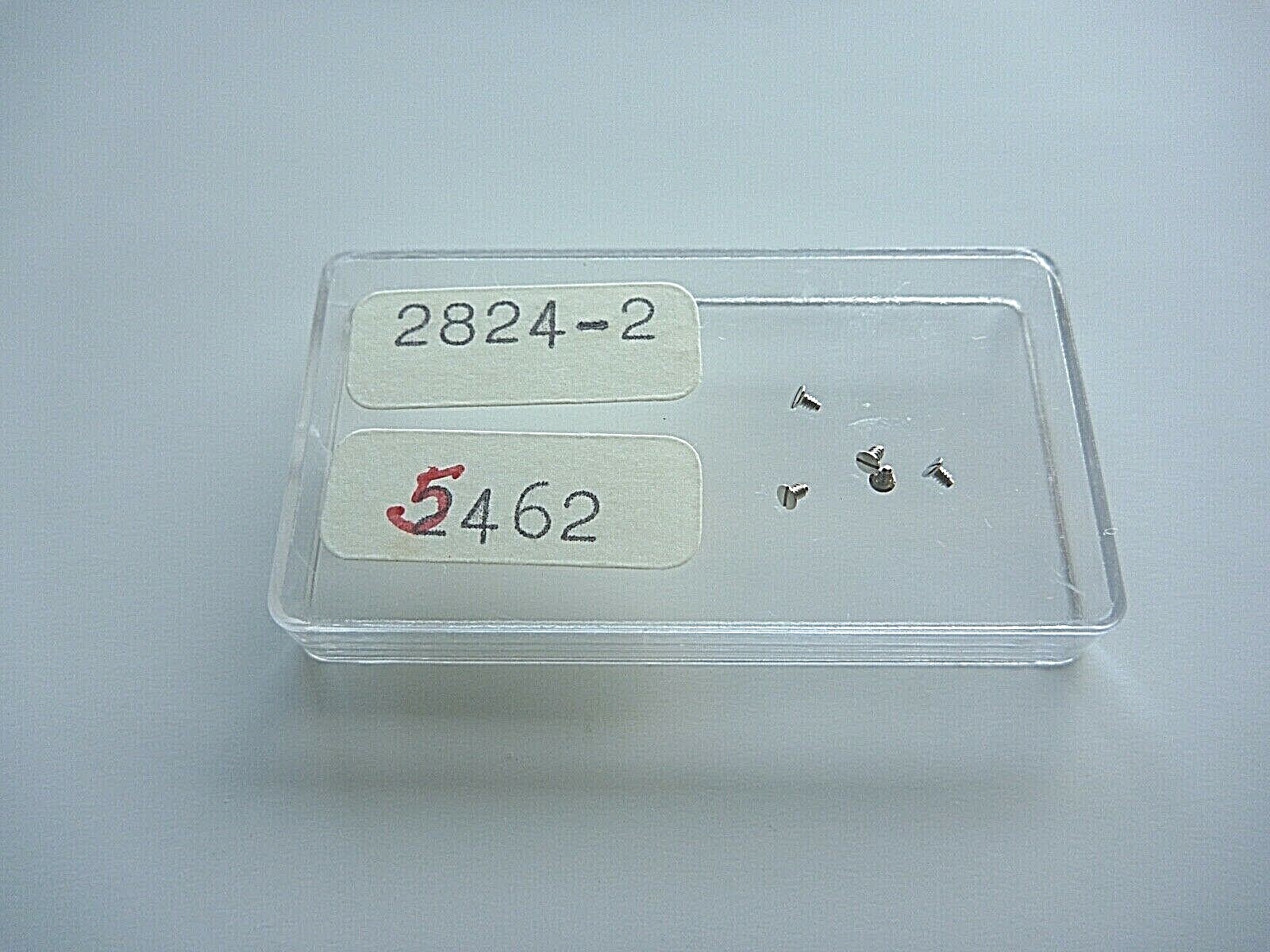 ETA 2824-2, five new movement parts #1141, 1481, 1482, 2595/1, 2784, + 3 screws