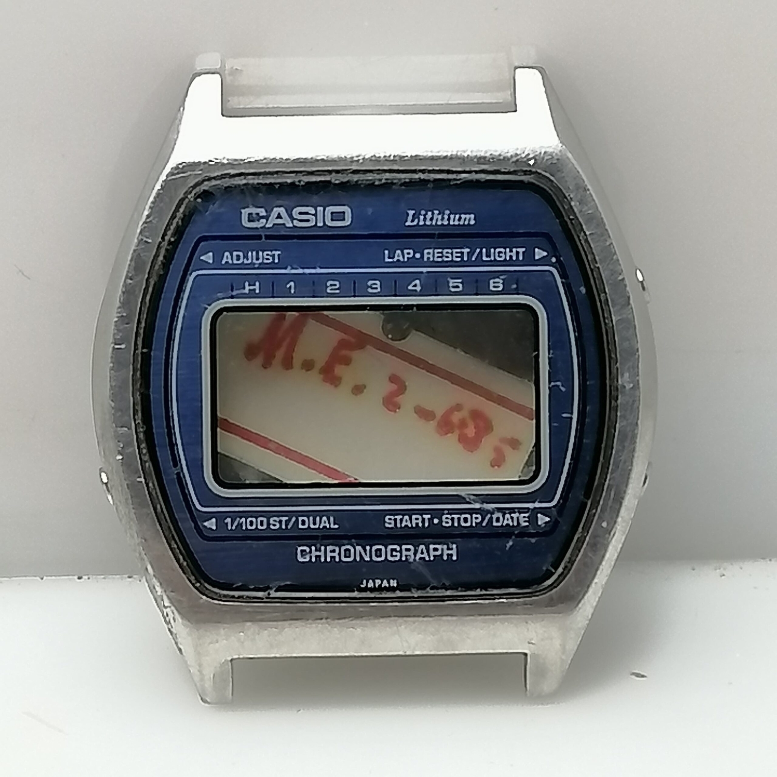 Casio 95QS-36 Digital Quartz Vintage Men’s Watch Case For Parts Repair
