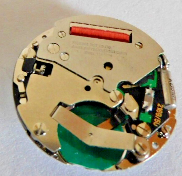 ISA 1198 MOVMENT QUARTZ DAY & DATE 1 JEWELS. FOR PART or REPAIR. USED