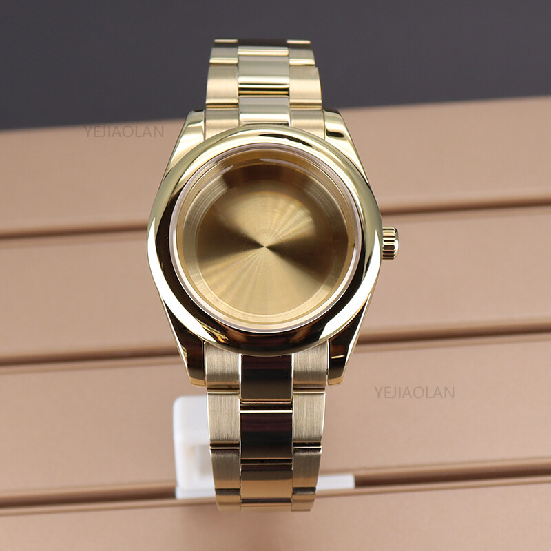 36mm/39mm Stainless Steel Watch Case+Oyster Strap For Seiko nh35/36 8215Movement