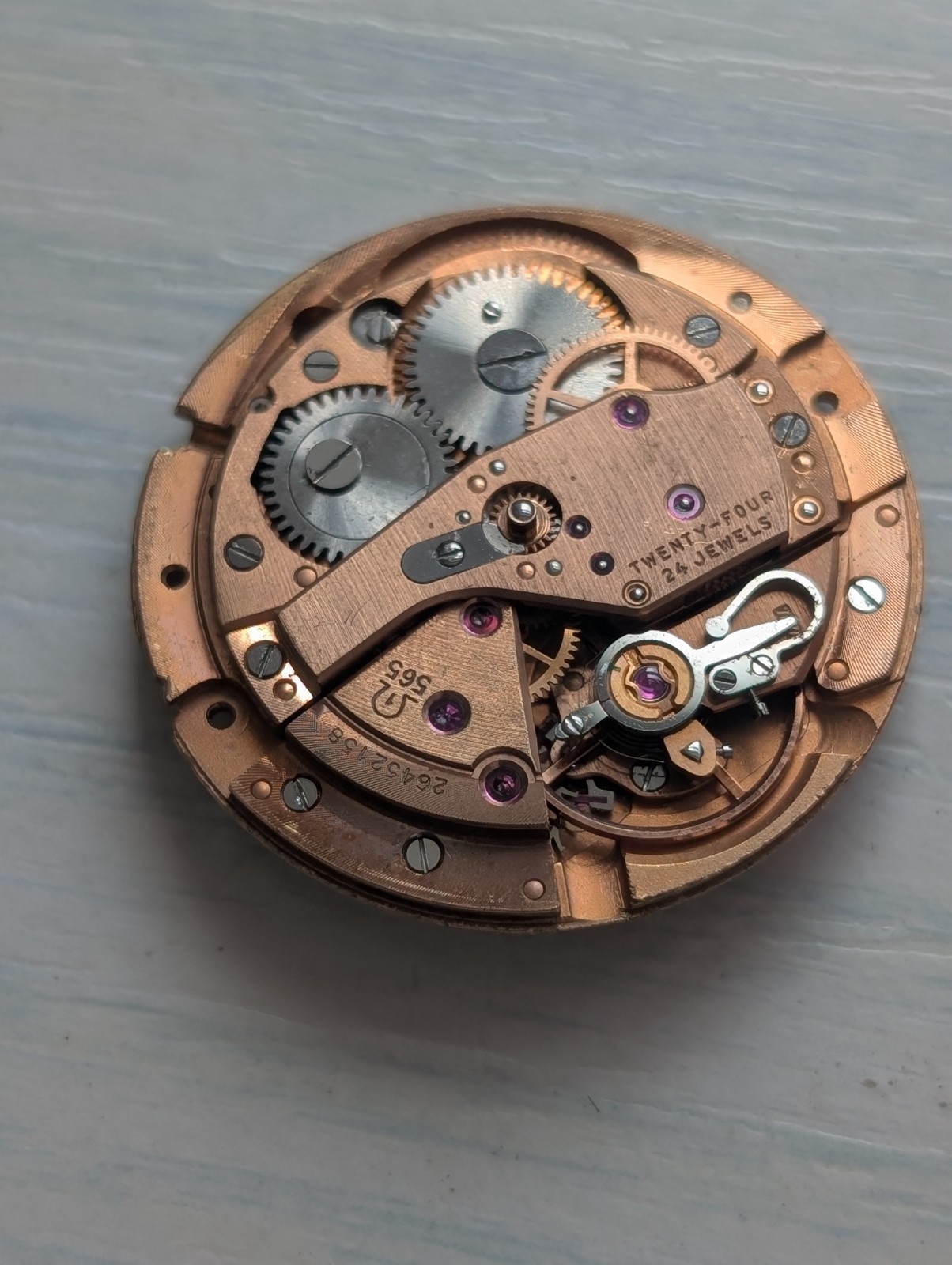 Vintage Omega 565 Automatic Watch Movement (Incomplete/Good Balance)