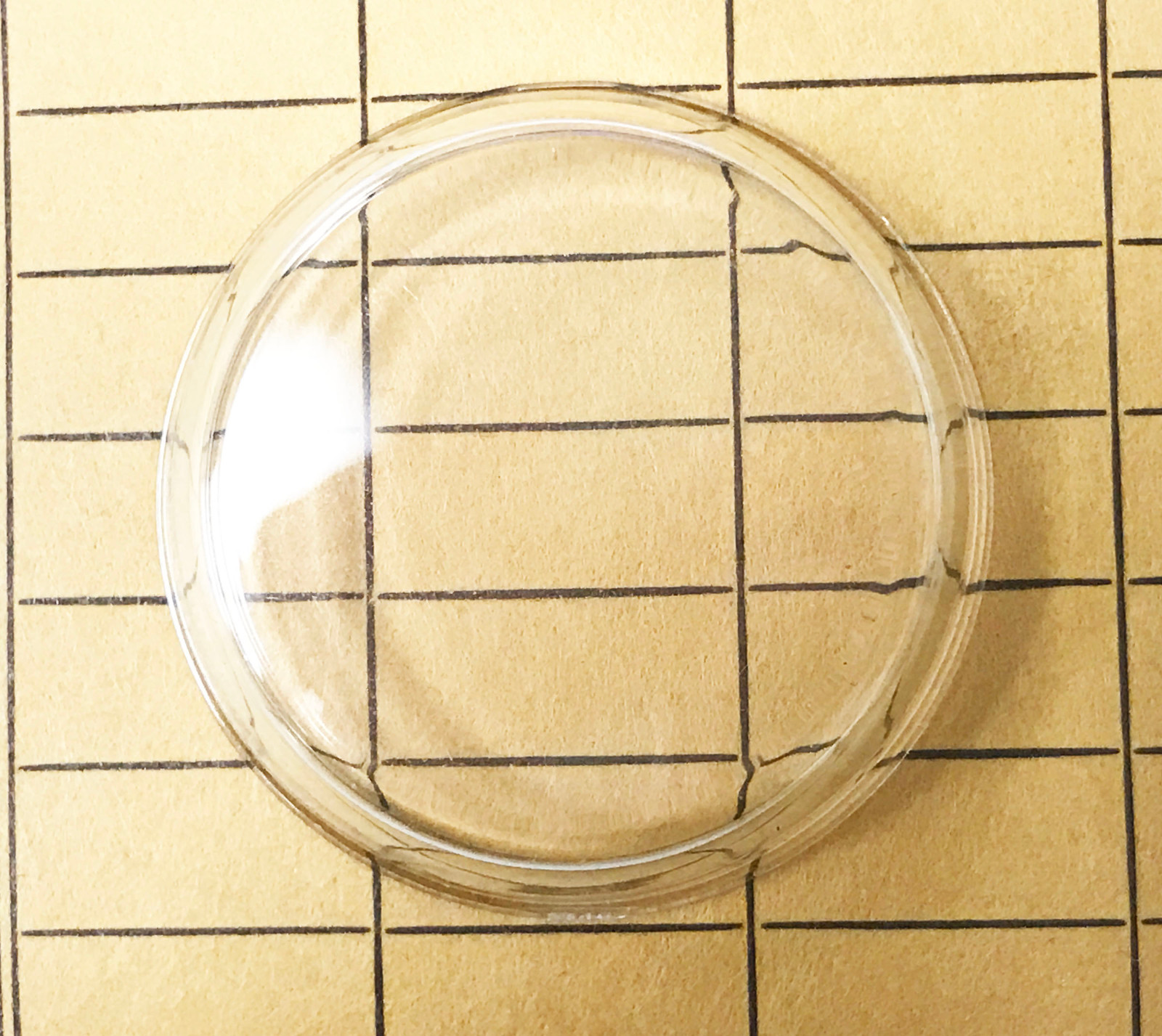 OMEGA 32MM DIAMETER STELLA WEC 320-30 1/2 DOME PLASTIC XTAL ACRYLIC