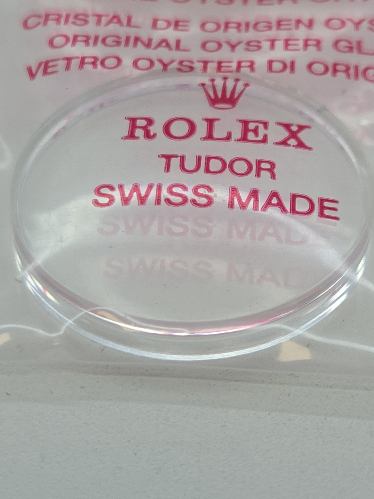 Rolex Plexiglass 25 – 19, New Old Stock