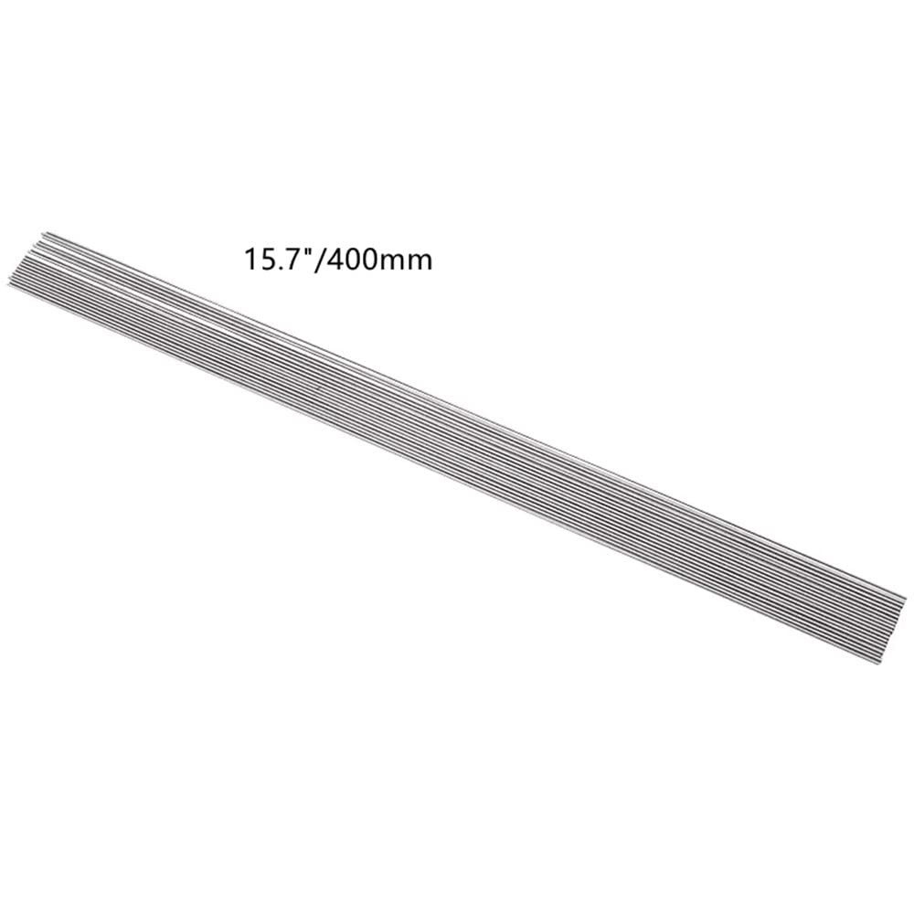 20PCS 40CM 15.7″ Stainless Steel Spring Wire Hard Full Straight Dia 1.2mm Luy…