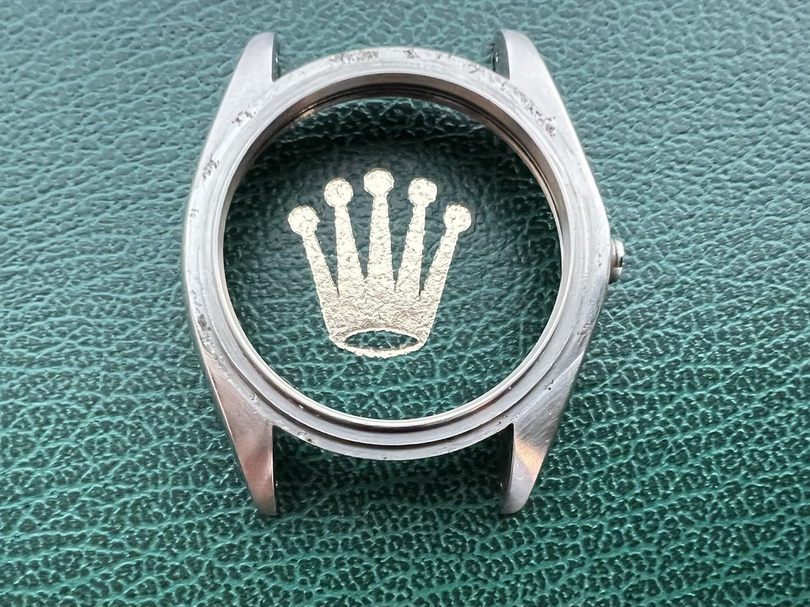 Genuine ROLEX Precision Oysterdate 6694 34mm Steel Mid Case (1975) – OC#1190