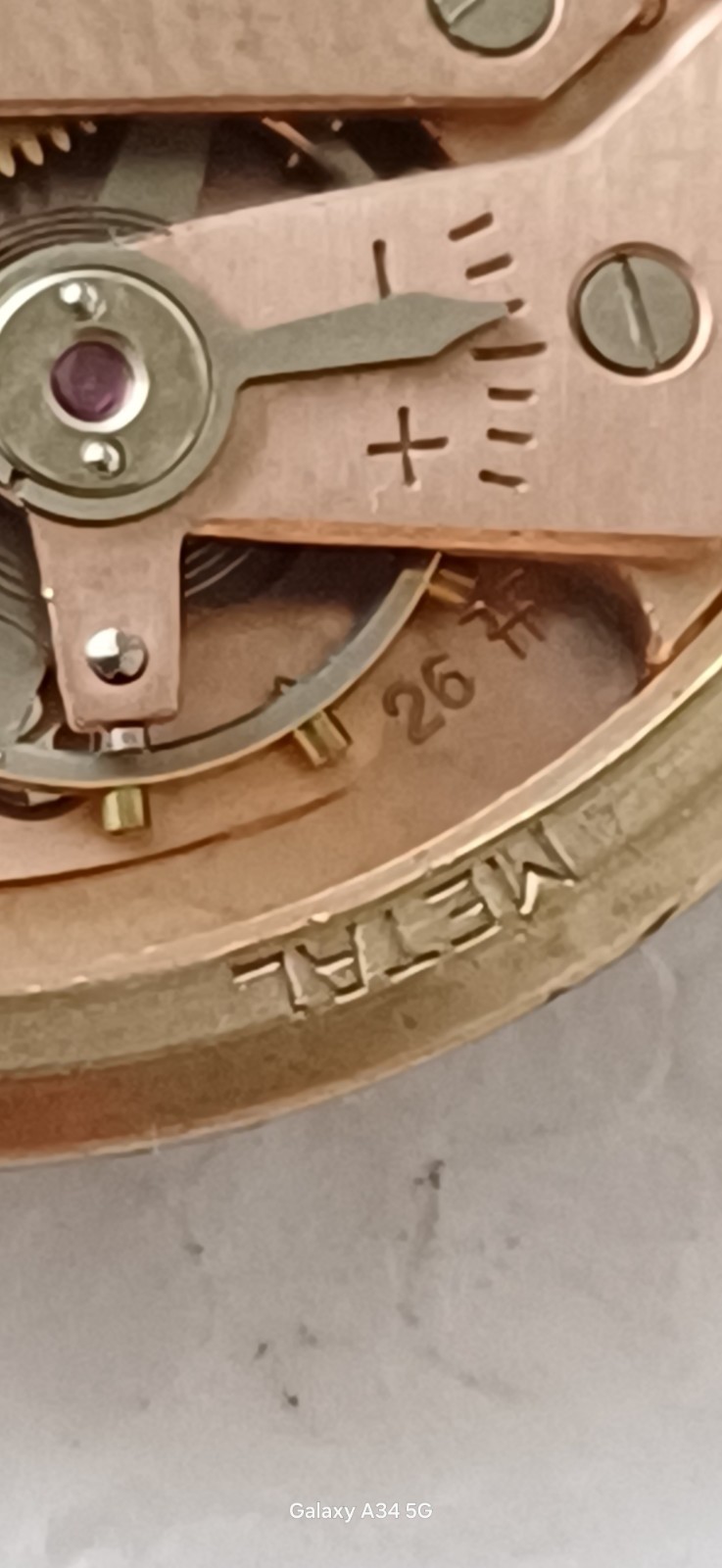 Verbena Working Manual Winding Movement Watch 34mm