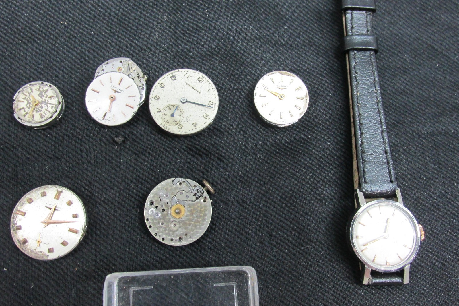 Vintage Longines Ladies Watch Repair Lot x4 Movements Dials Cal 410 14.16 8LN Pa