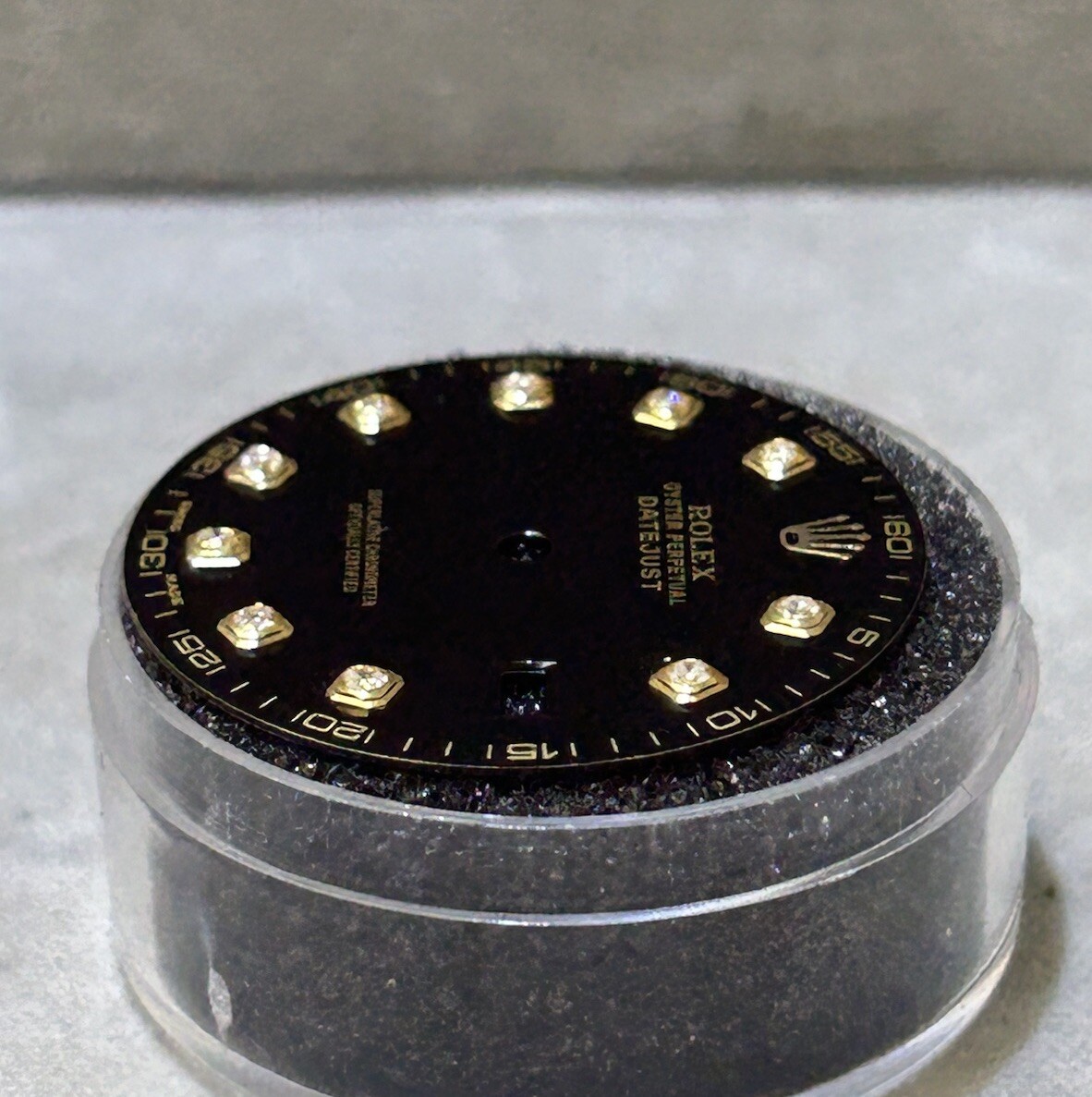 Rolex 41mm Datejust Custom Black Diamond Dial For Models 116333 & 116303
