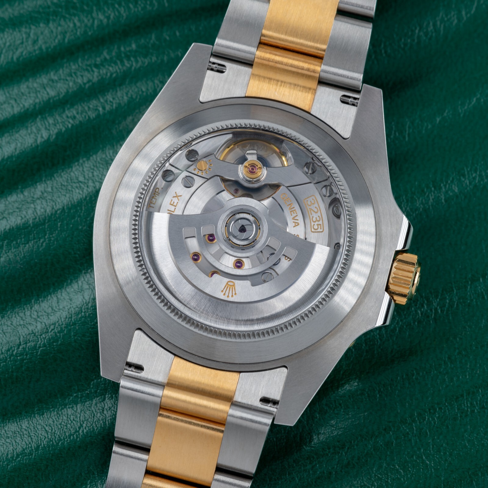 Slim Sapphire Exhibition Caseback For Rolex Submariner and Submariner Date