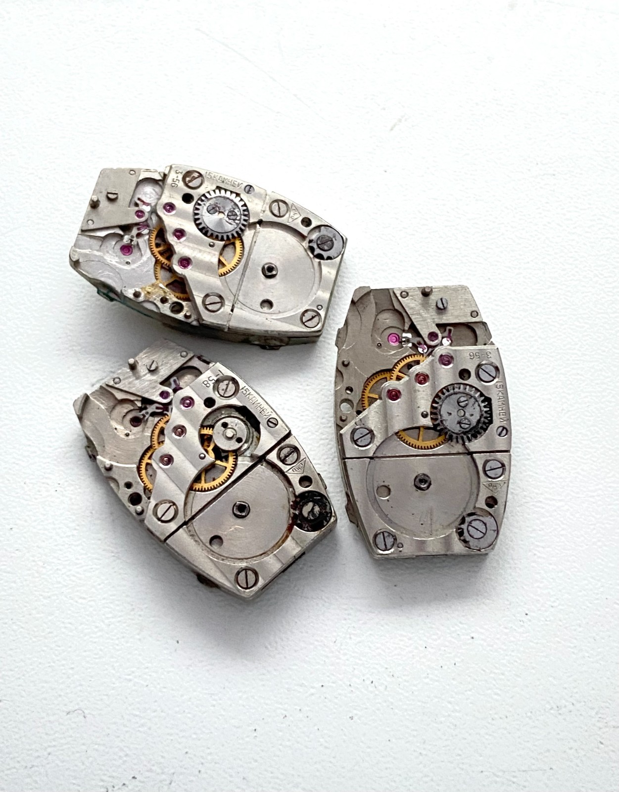 Watch Parts Steampunk Mechanism LOT of 7 pc. Altered Art Creative Project