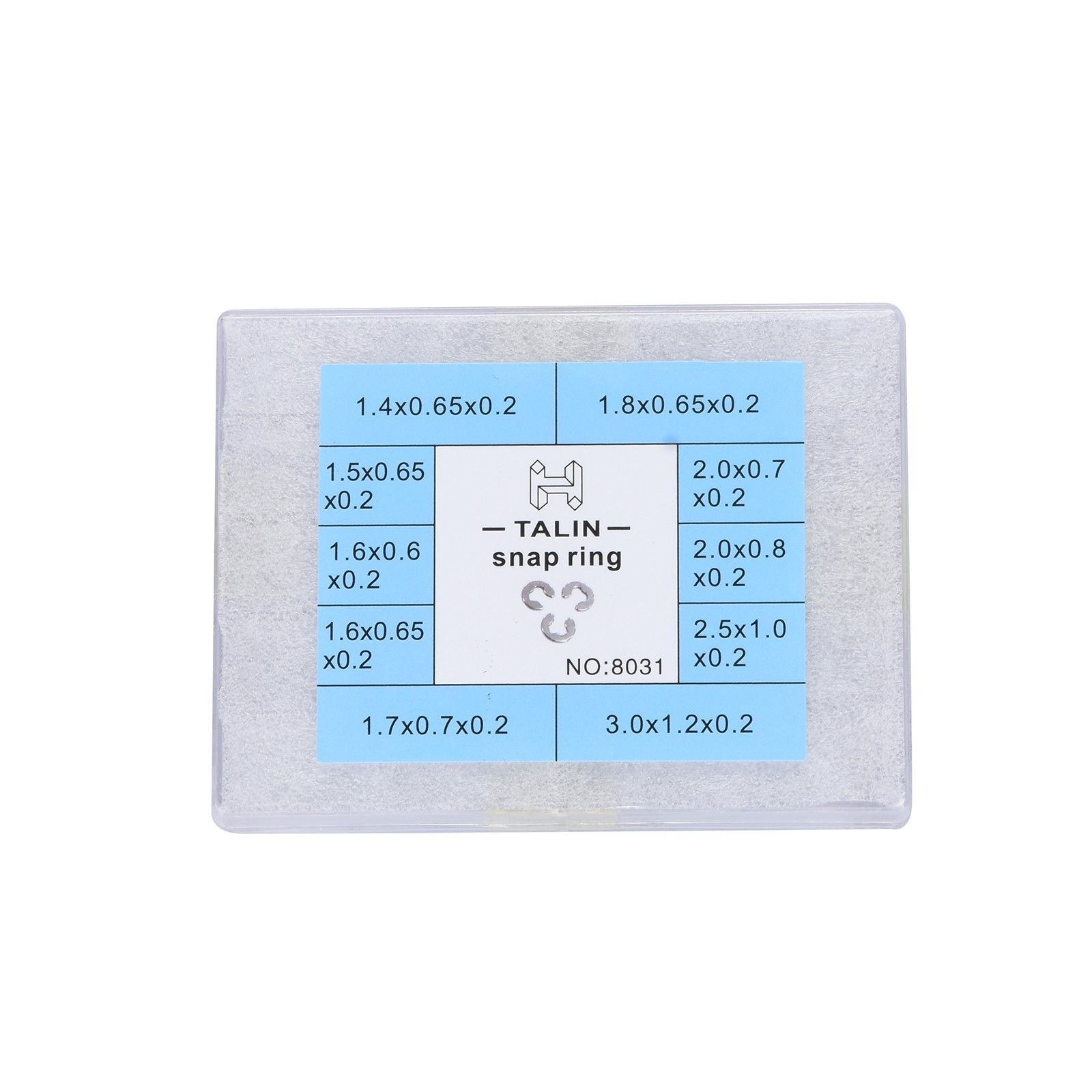 150Pcs 1.4~3.0mm 10-Size Assorted Watch Pusher Button Clip Watchmaker Tool