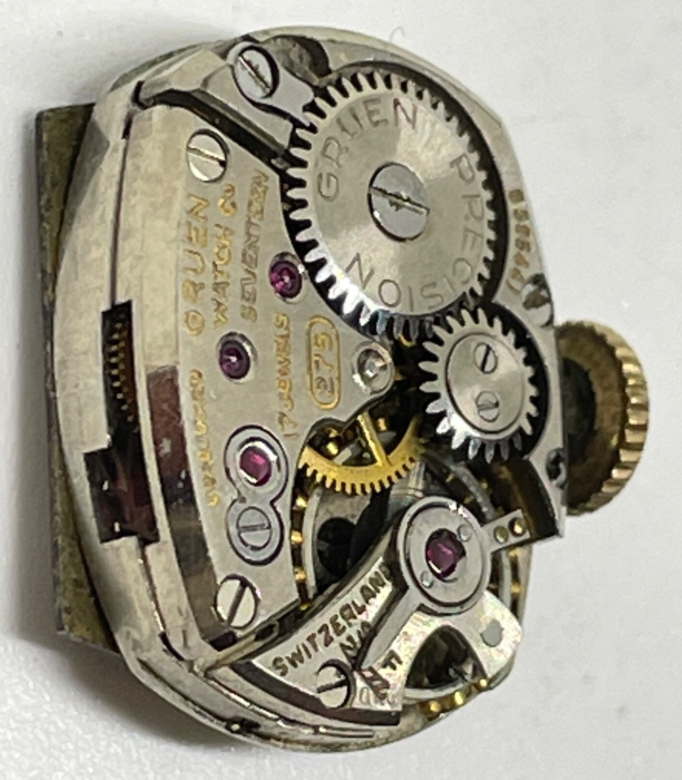 GRUEN PRECISION 275 MOVEMENT 17 Jewels Swiss Runs