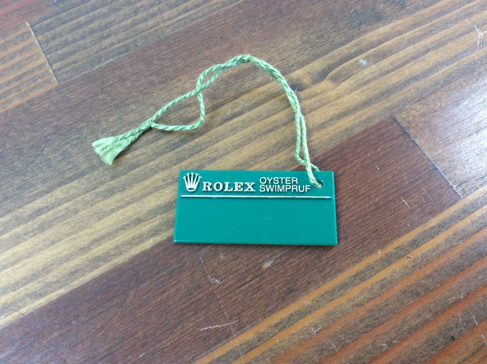 ROLEX Explorer I 114270 Green Hang Tag
