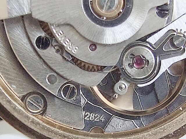 Eterna-Matic cal. 12824 25 jewel automatic watch movement. Working