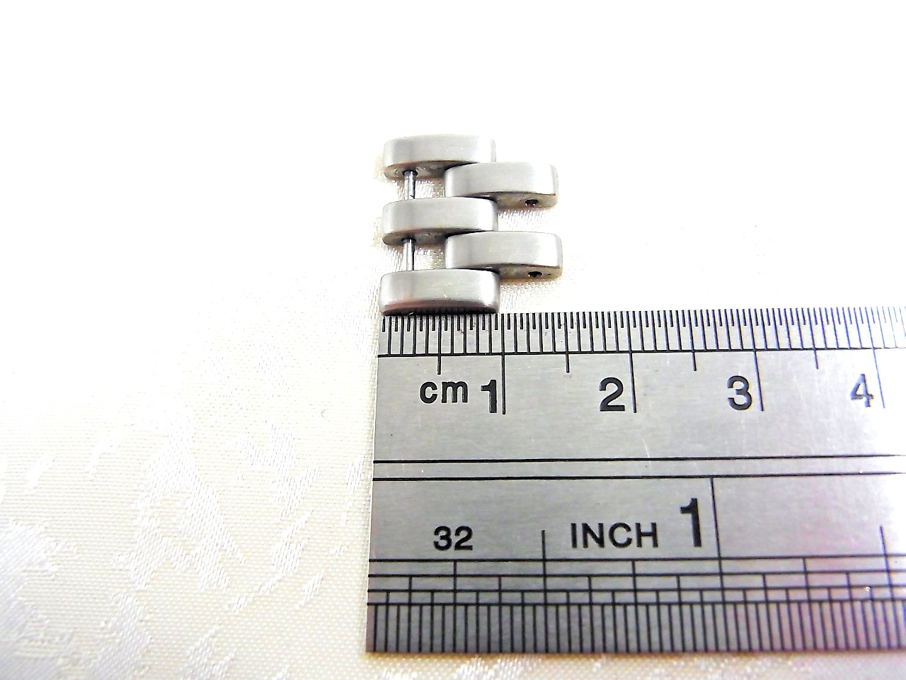 Cartier Panthere Watch Genuine 16mm LM Link SS Band Bracelet Parts EX (3