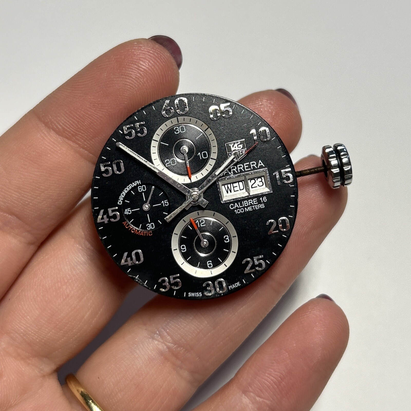 TAG HEUER Carrera Chronograph Calibre 16 Movt Cal 7750 Calendar D+D Swiss automa