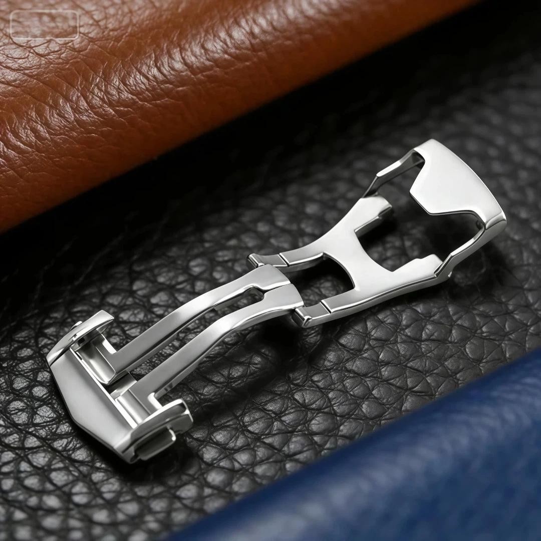 Metal Folding Buckle 18 20 22mm Stainless Steel Brushed Clasp for Omega Watch