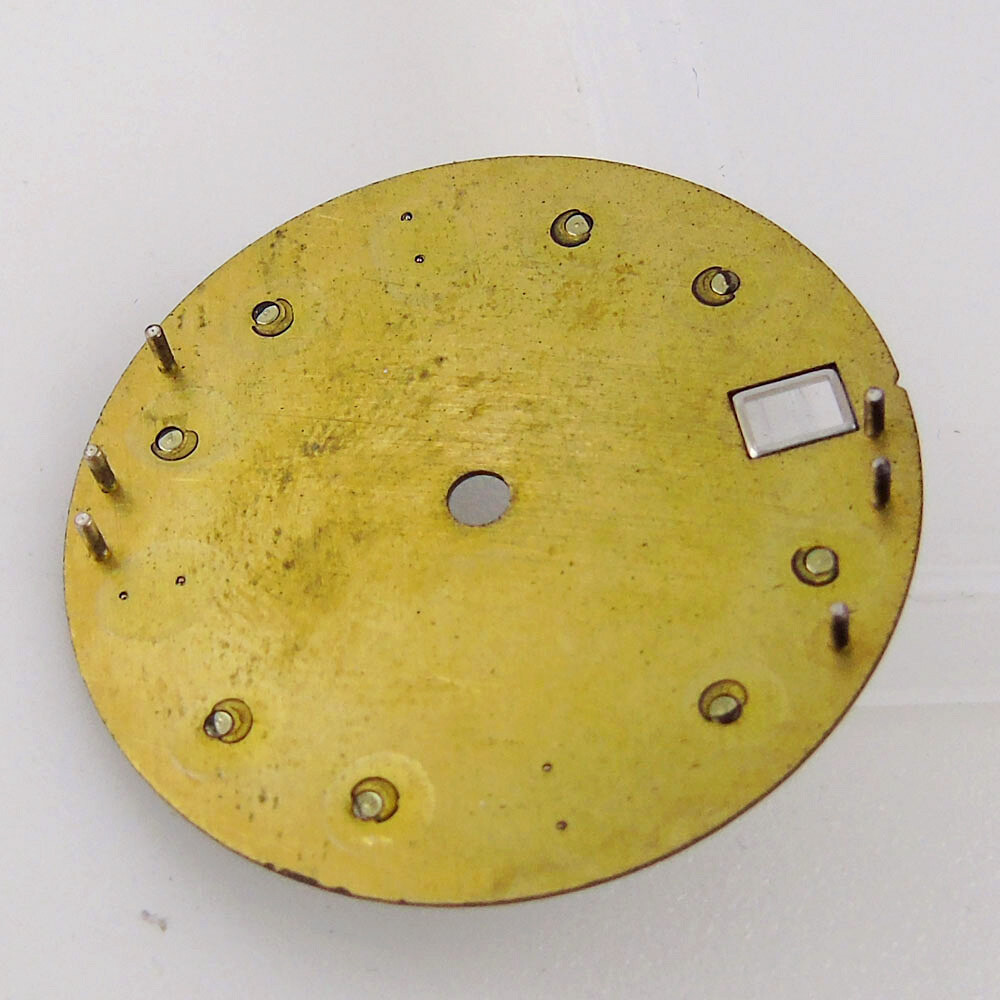 28.5mm Black Watch Dial Date Window Fit NH35 NH36 Automatic Movement Parts New