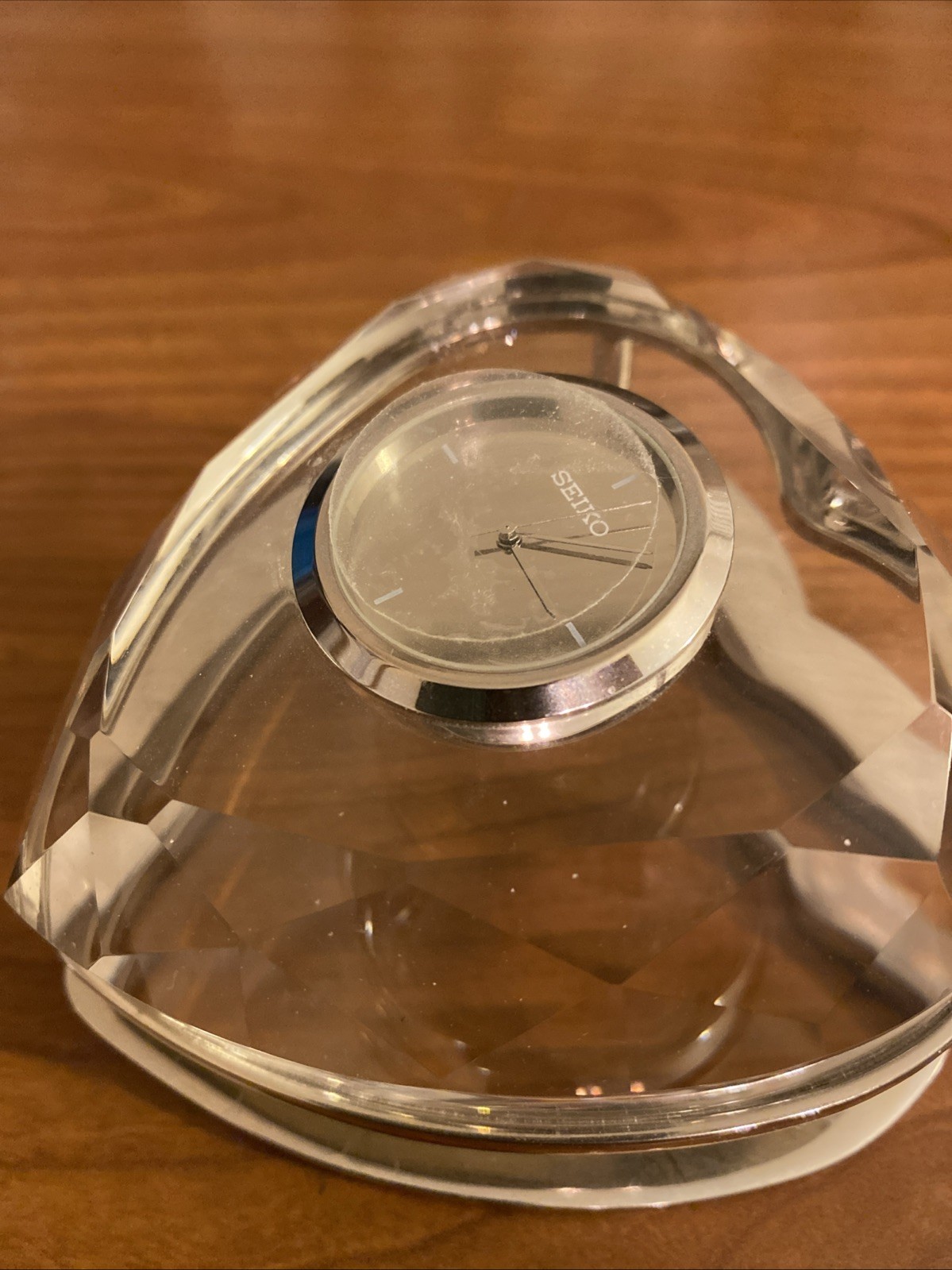 Seico Crystal Paper Weight ~ See All Photos For Details
