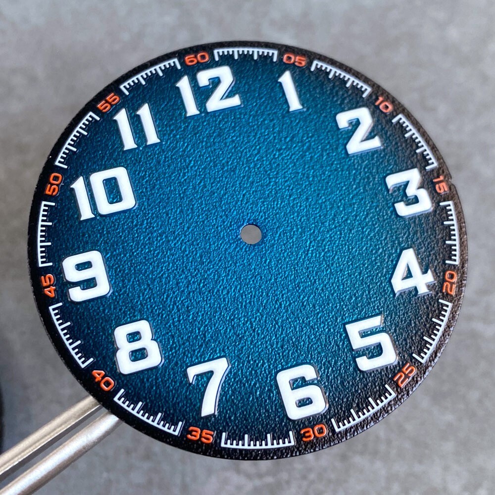 Mod 40.8mm Round NH35 Watch Dial Prat For NH35 NH36 ETA2824 PT5000 Watch Replace